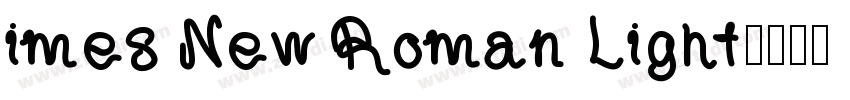 imes New Roman Light字体转换